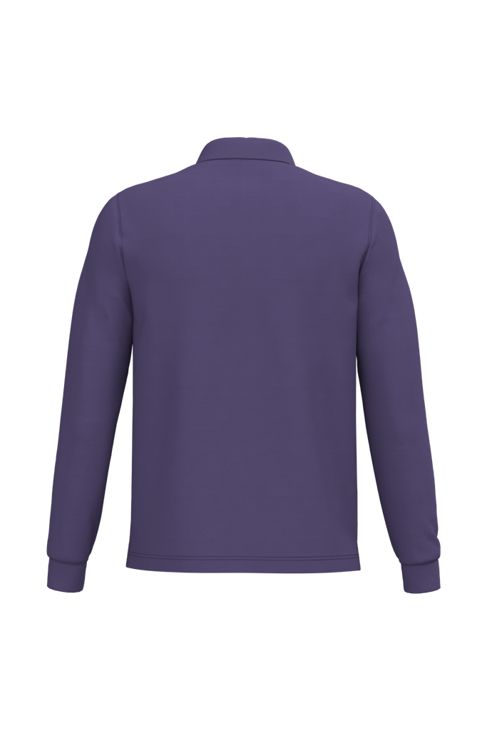 Kariban Polo manches longues homme Purple (K243)