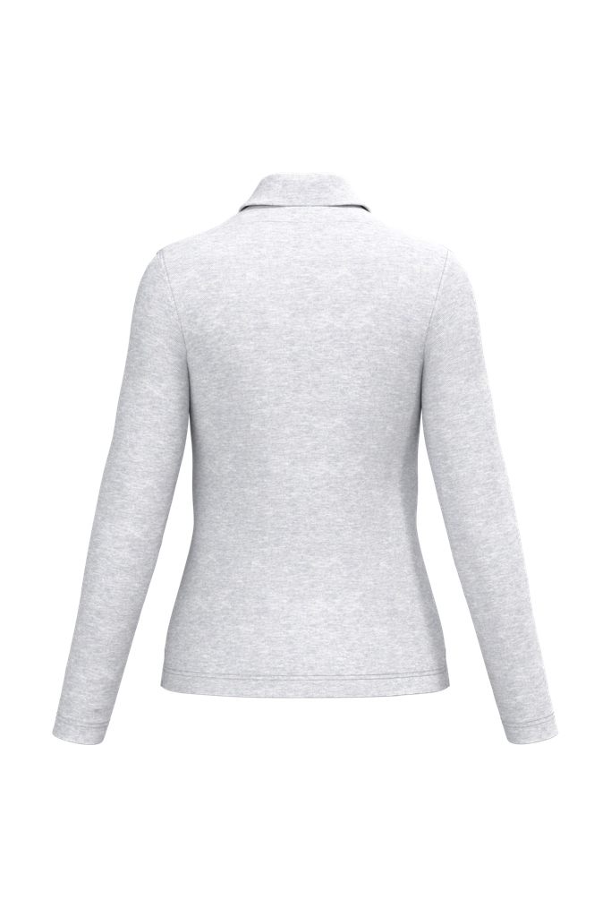 Kariban Polo manches longues femme Ash Heather (K244)