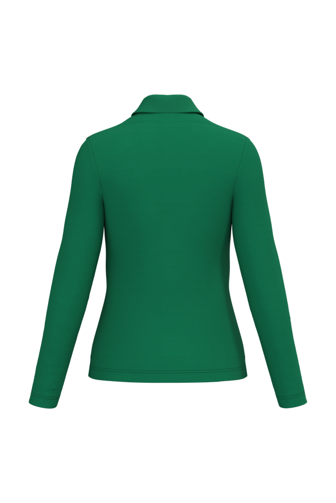 Kariban Polo manches longues femme Kelly Green (K244)