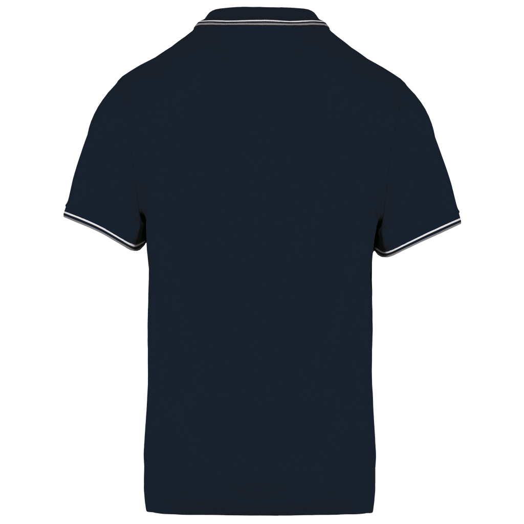 Kariban Polo maille piquée manches courtes homme Navy / Light Grey / White (K250)
