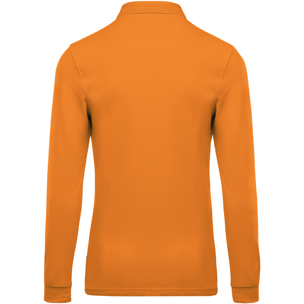 Kariban Polo piqué manches longues homme Orange (K256)