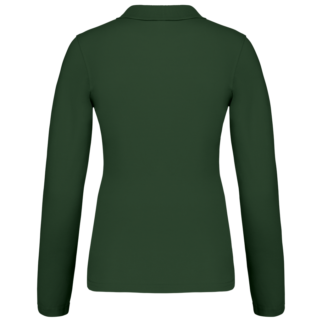 Kariban Polo piqué manches longues femme Forest Green (K257)