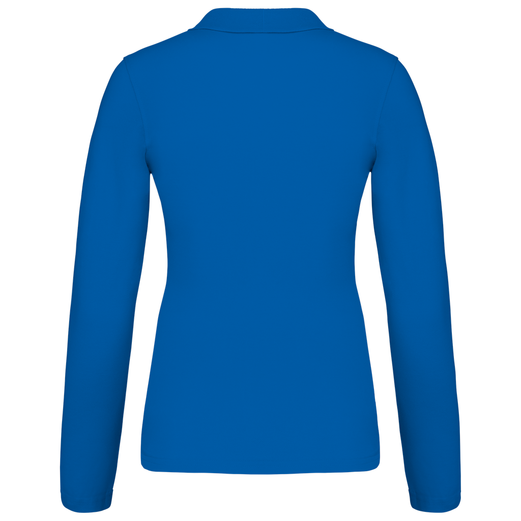Kariban Polo piqué manches longues femme Light Royal Blue (K257)