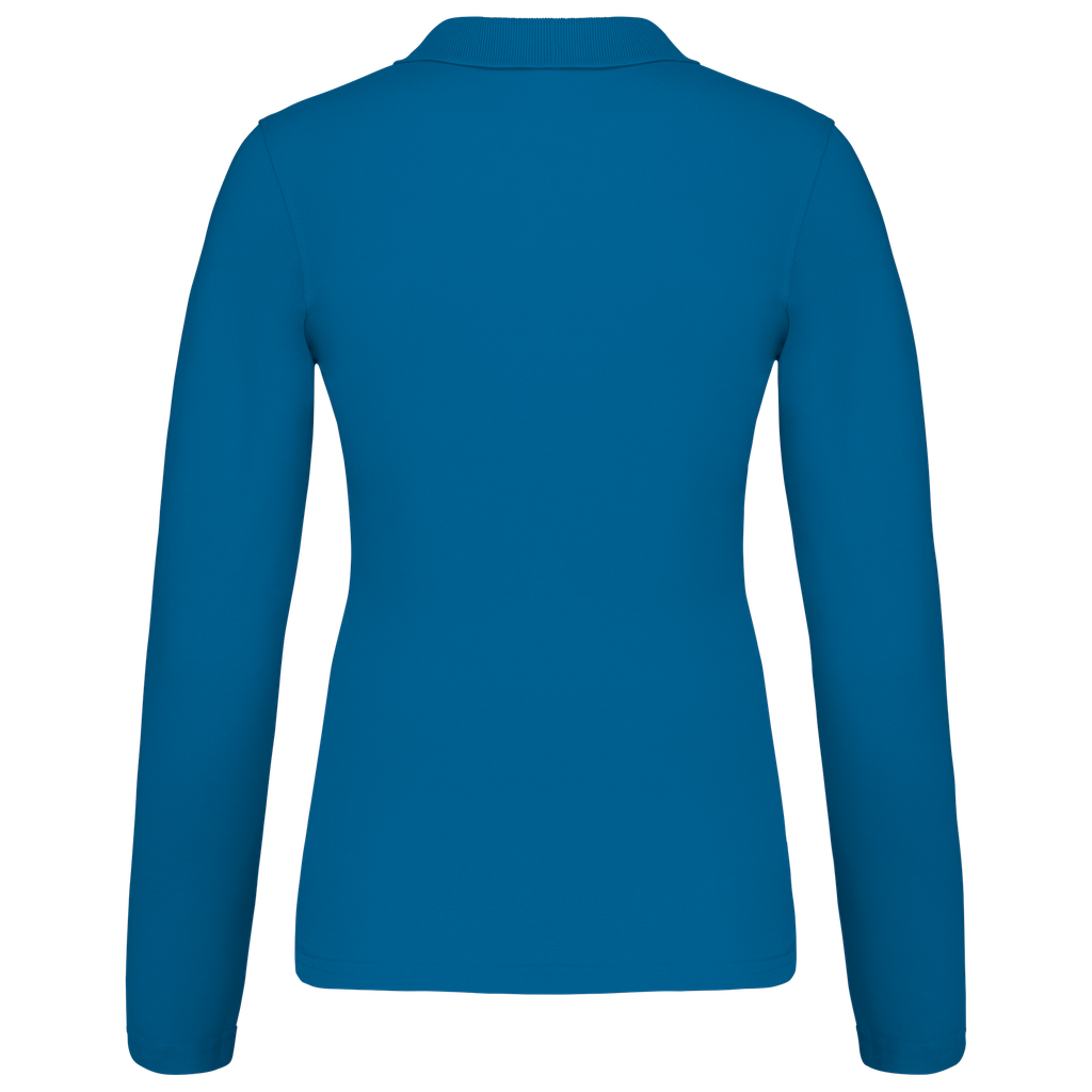 Kariban Polo piqué manches longues femme Tropical Blue (K257)