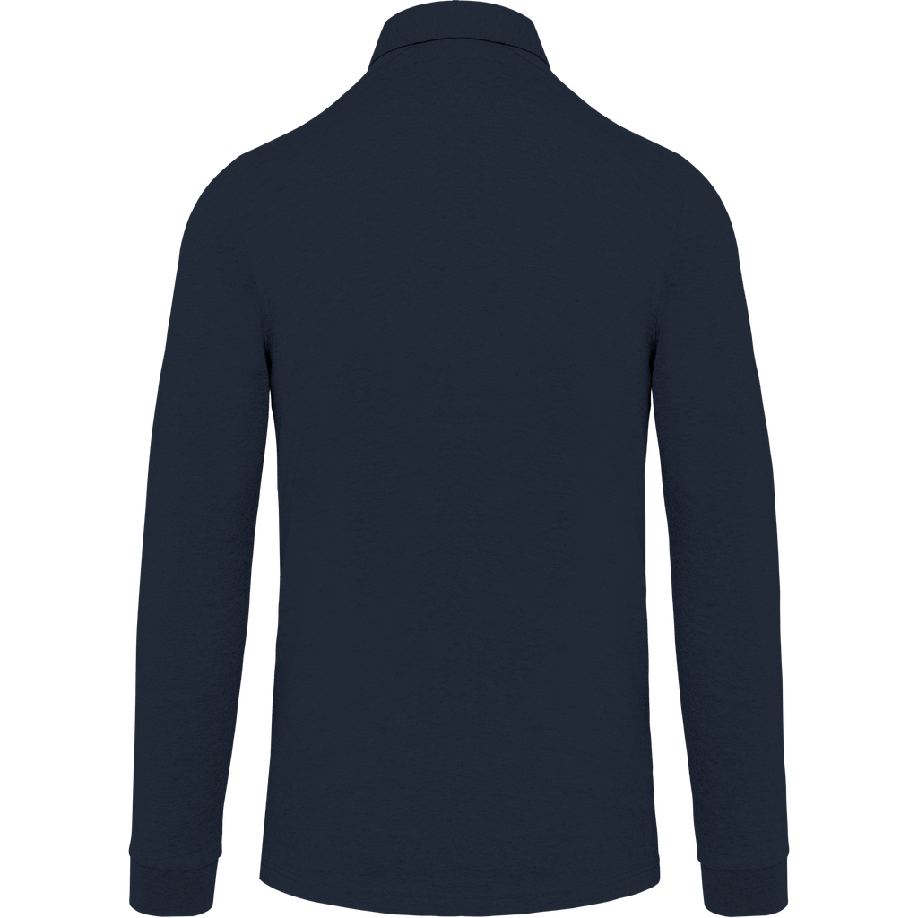 Kariban Polo jersey manches longues homme Navy (K264)