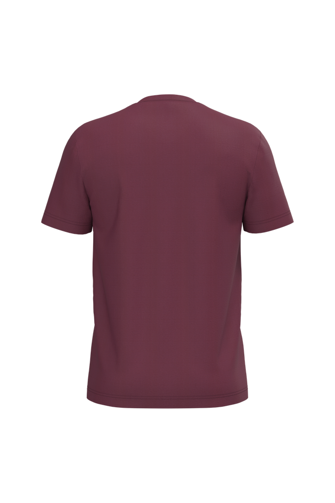 Kariban T-shirt col V manches courtes homme Wine (K357)