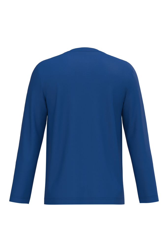 Kariban T-shirt col V manches longues homme Royal Blue (K358)