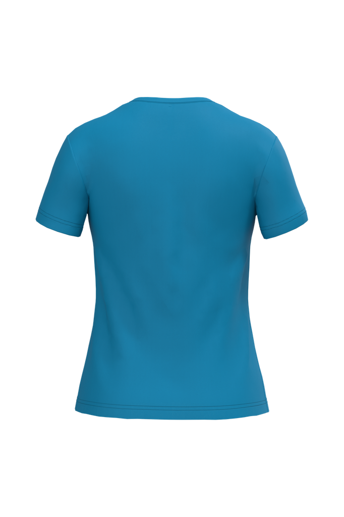 Kariban T-shirt col rond manches courtes femme Tropical Blue (K380)
