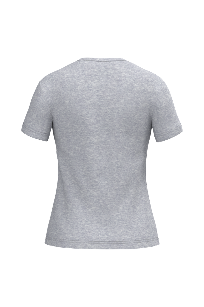 Kariban T-shirt col V manches courtes femme Oxford Grey (K381)