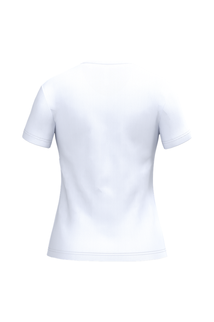 Kariban T-shirt col V manches courtes femme White (K381)