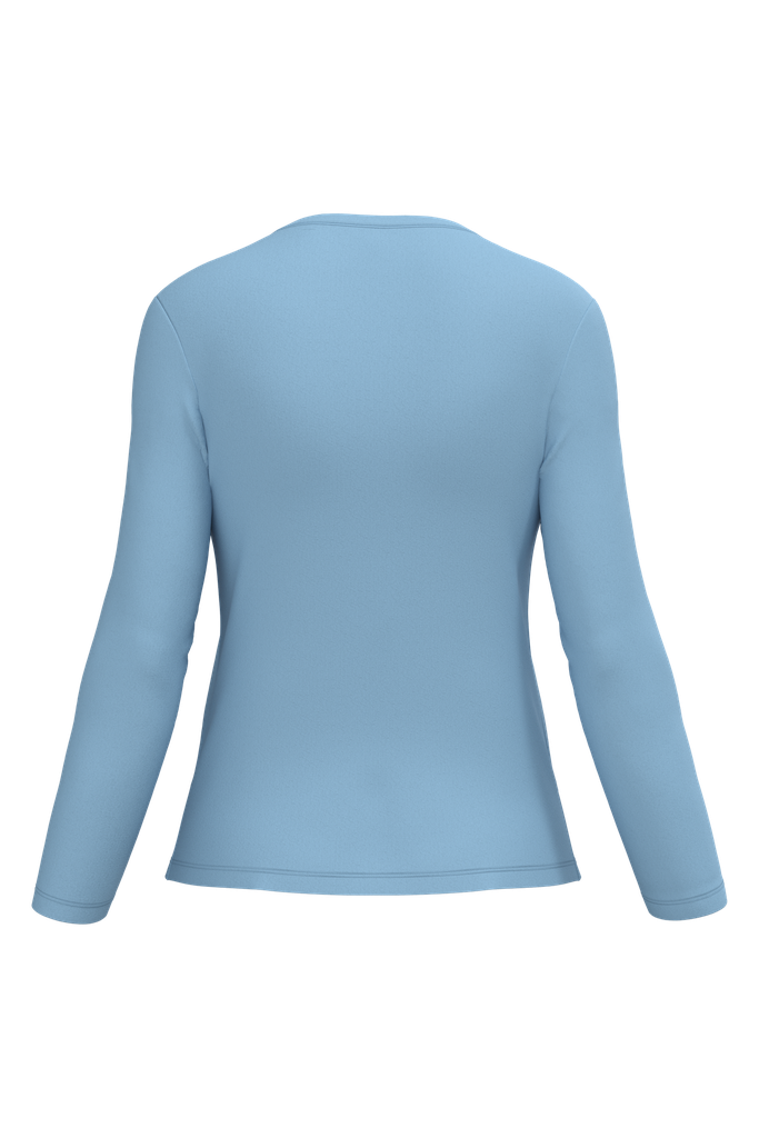 Kariban T-shirt col rond manches longues femme Sky Blue (K383)