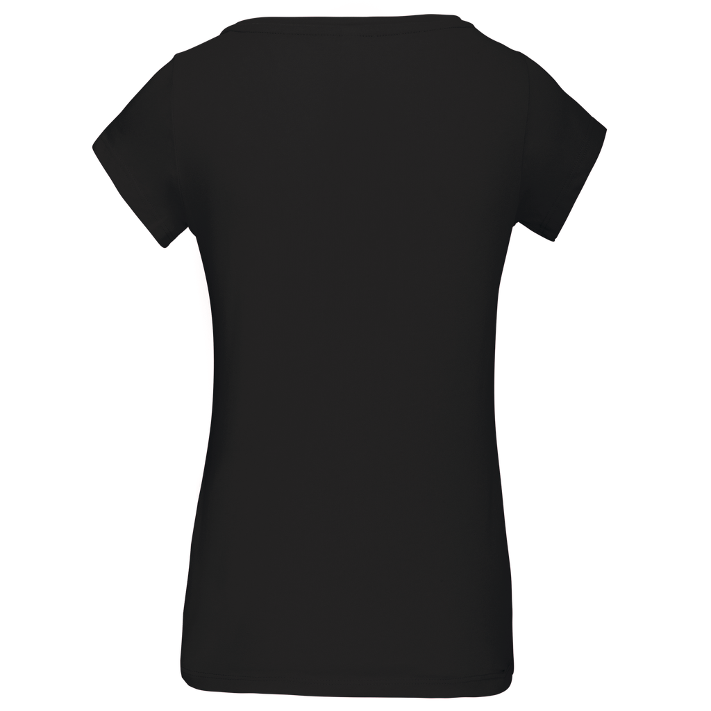 Kariban T-shirt col bateau manches courtes femme Black (K384)