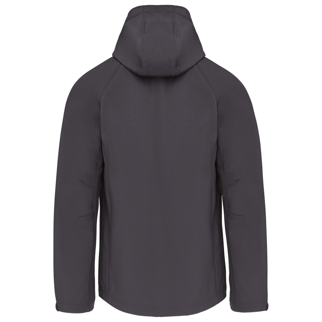 Kariban Veste softshell à capuche amovible homme Titanium (K413)
