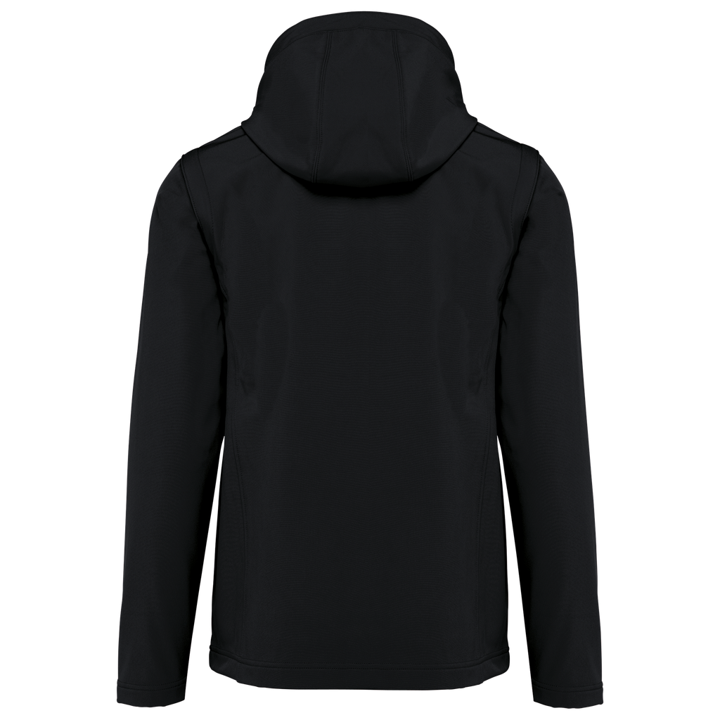 Kariban Veste Softshell 3 couches à capuche avec manches amovibles unisexe Black (K422)