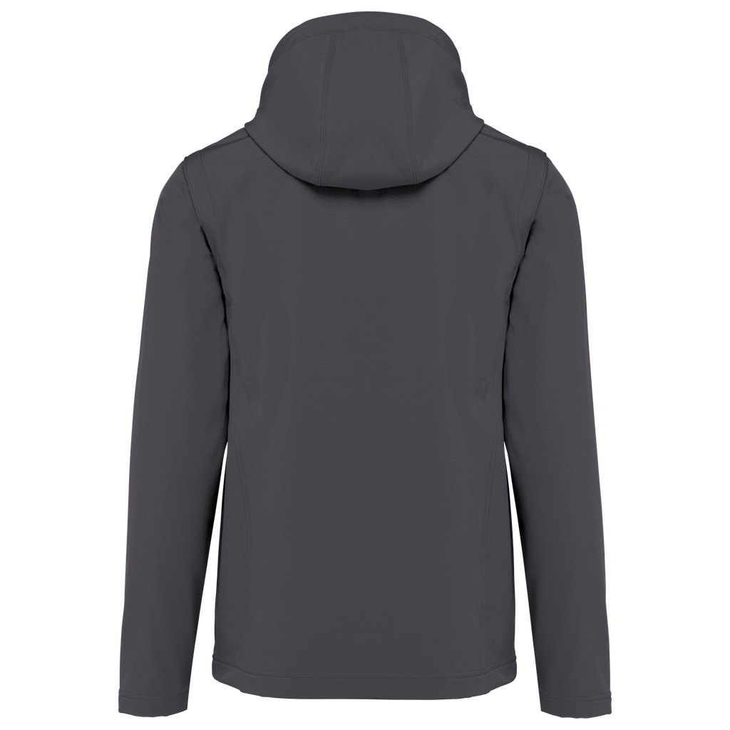 Kariban Veste Softshell 3 couches à capuche avec manches amovibles unisexe Titanium (K422)