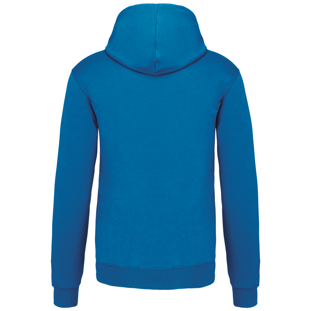Kariban Sweat-shirt capuche contrastée homme Tropical Blue / White (K446)