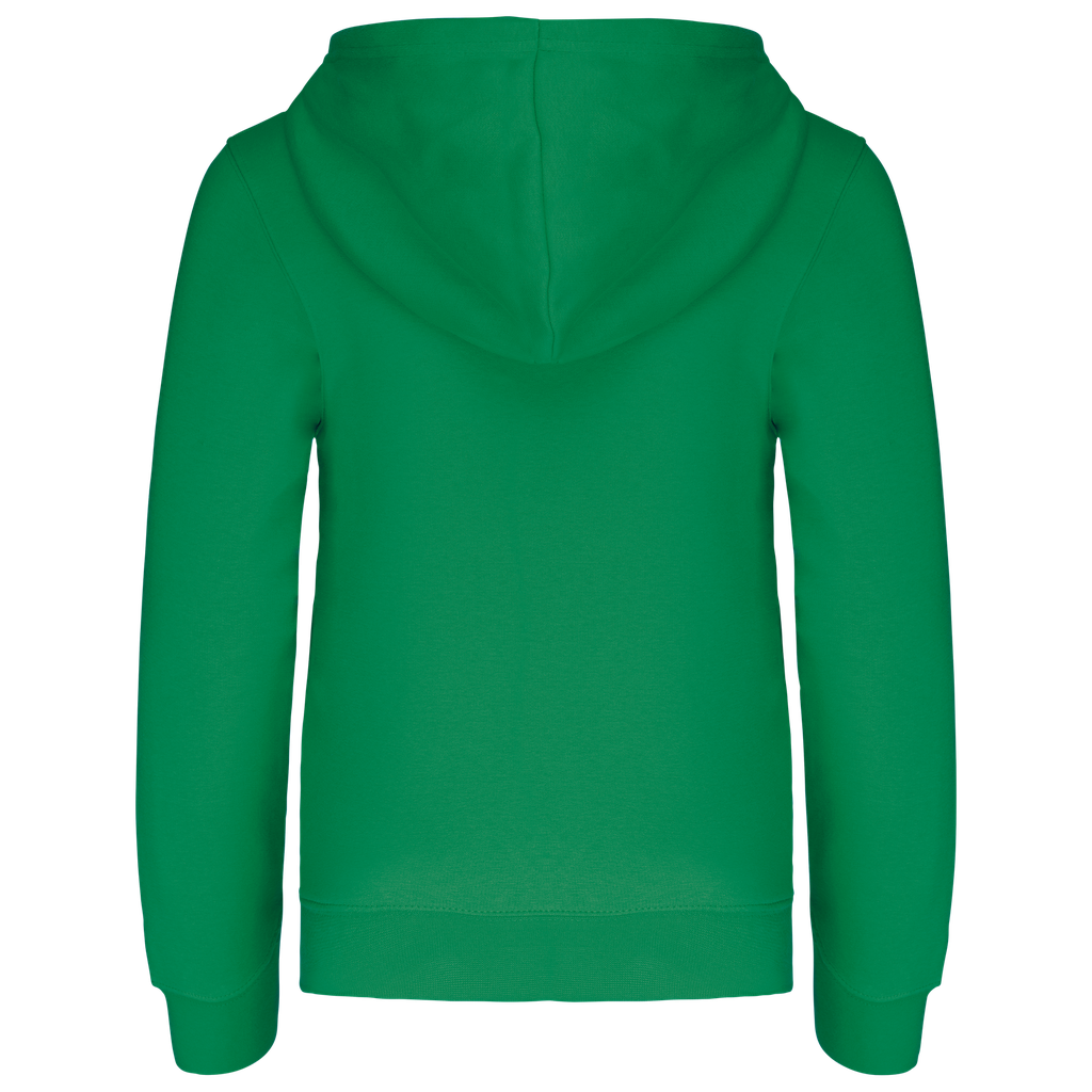 Kariban Sweat-shirt capuche contrastée enfant Light Kelly Green / White (K453)