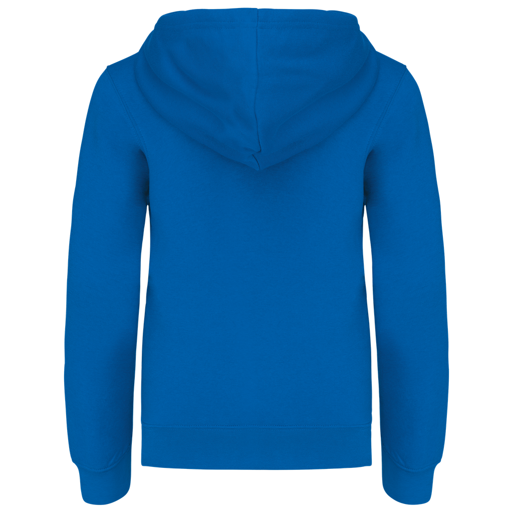 Kariban Sweat-shirt capuche contrastée enfant Light Royal Blue / Yellow (K453)