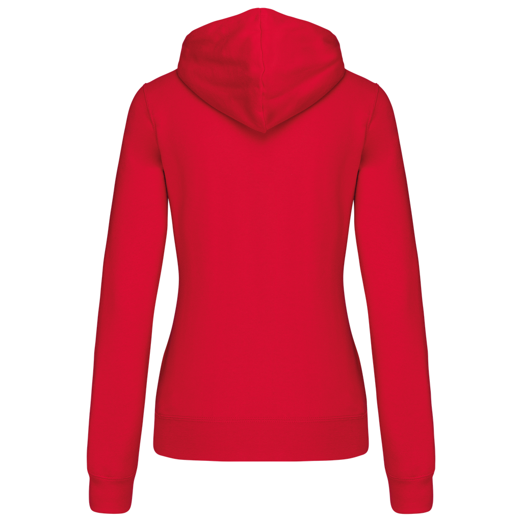 Kariban Sweat-shirt capuche contrastée femme Red / White (K465)