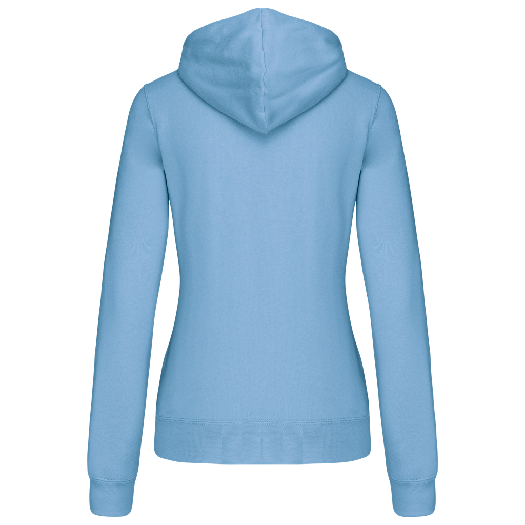Kariban Sweat-shirt capuche contrastée femme Sky Blue / White (K465)