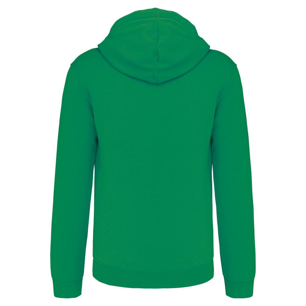 Kariban Sweat-shirt zippé capuche contrastée Light Kelly Green / White (K466)