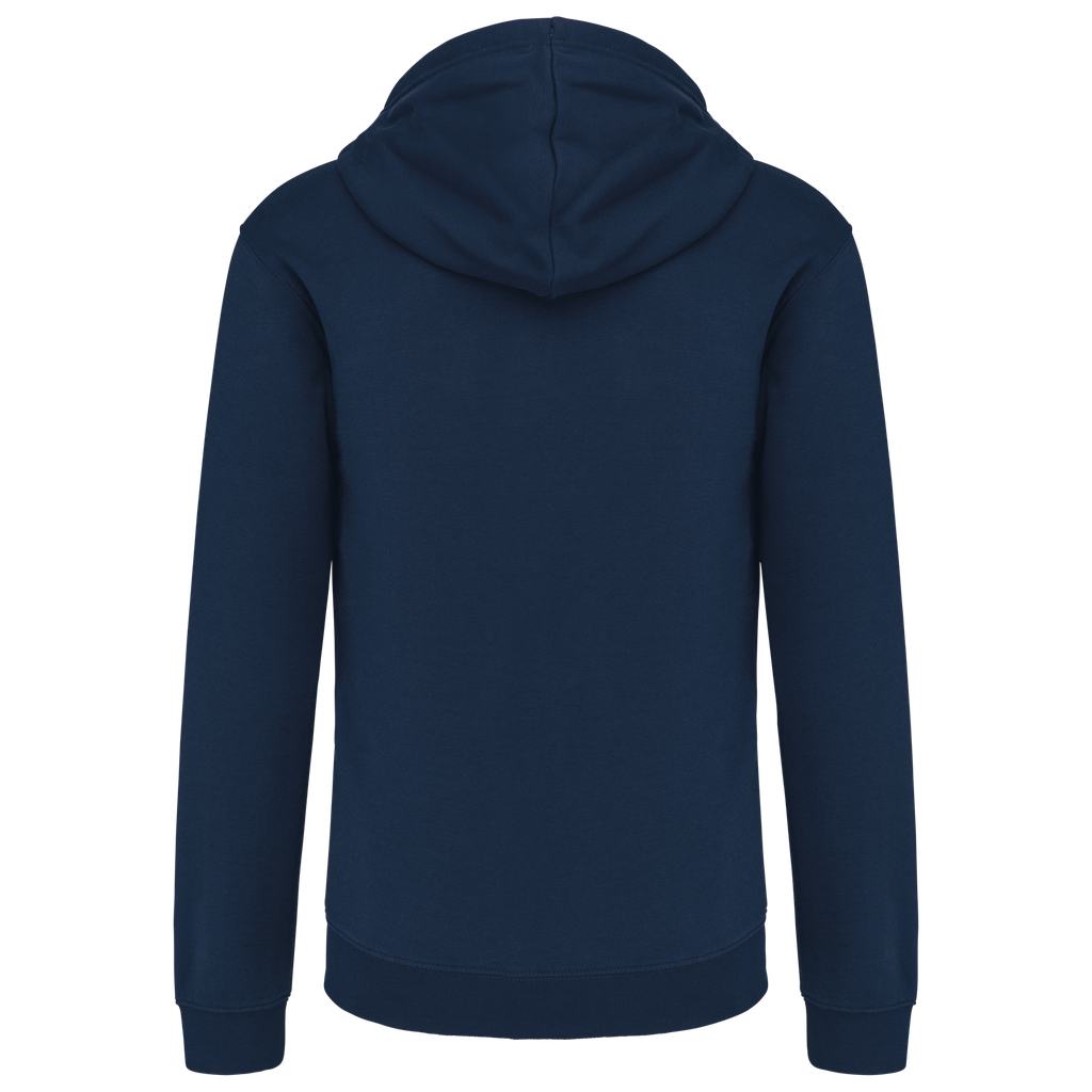 Kariban Sweat-shirt zippé capuche contrastée Navy / Fine Grey (K466)