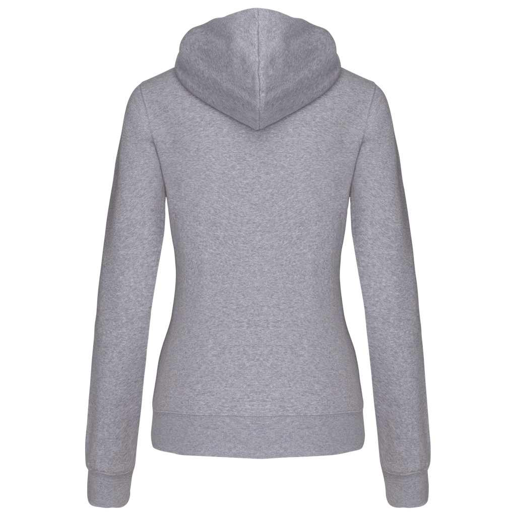 Kariban Sweat-shirt zippé capuche contrastée femme Oxford Grey / Navy (K467)