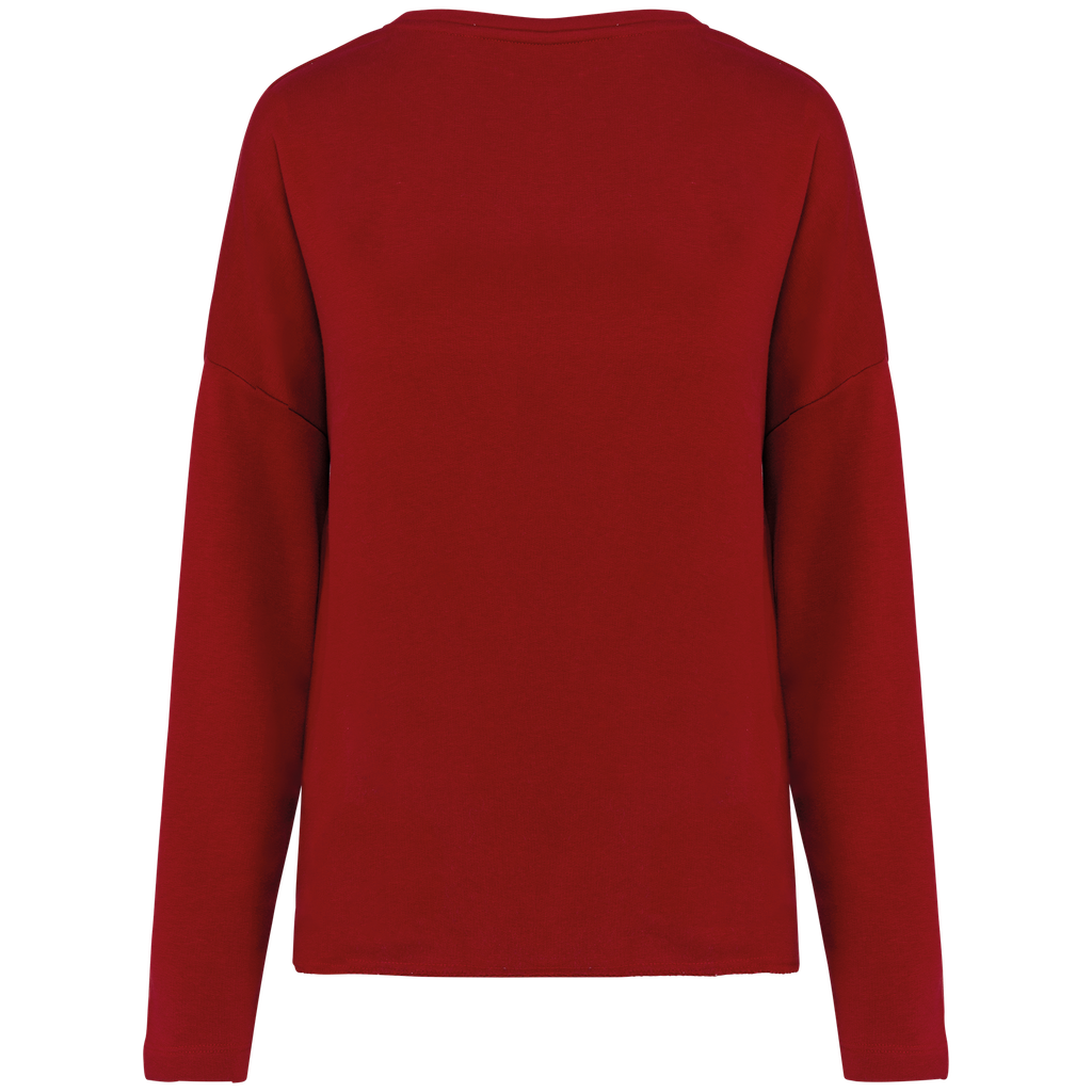 Kariban Sweat-shirt femme "Loose" Hibiscus Red (K471)