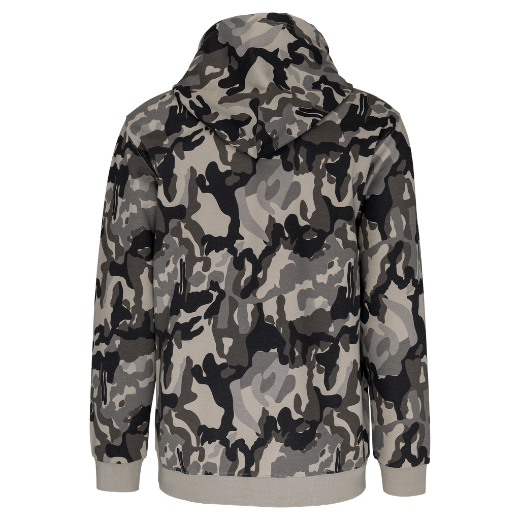 Kariban Sweat-shirt capuche homme Grey Camouflage (K476)