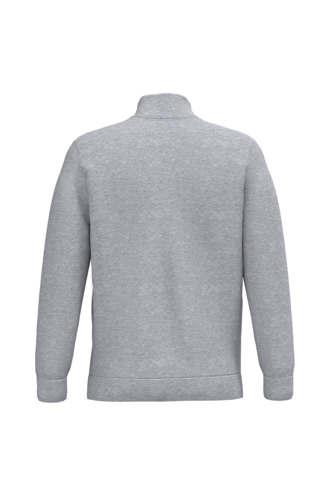 Kariban Sweat-shirt col zippé homme Oxford Grey (K478)