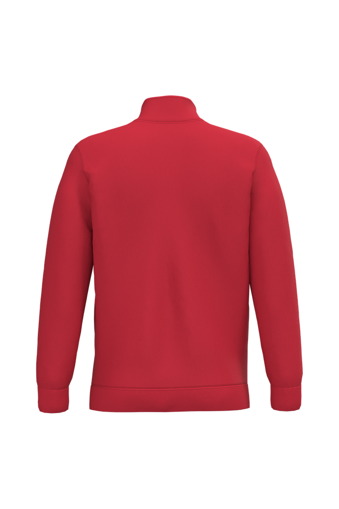 Kariban Sweat-shirt col zippé homme Red (K478)