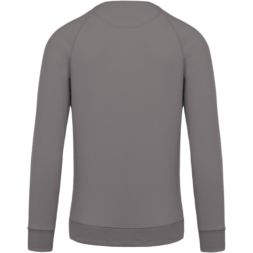 Kariban Sweat-shirt Bio col rond manches raglan homme Storm Grey (K480)