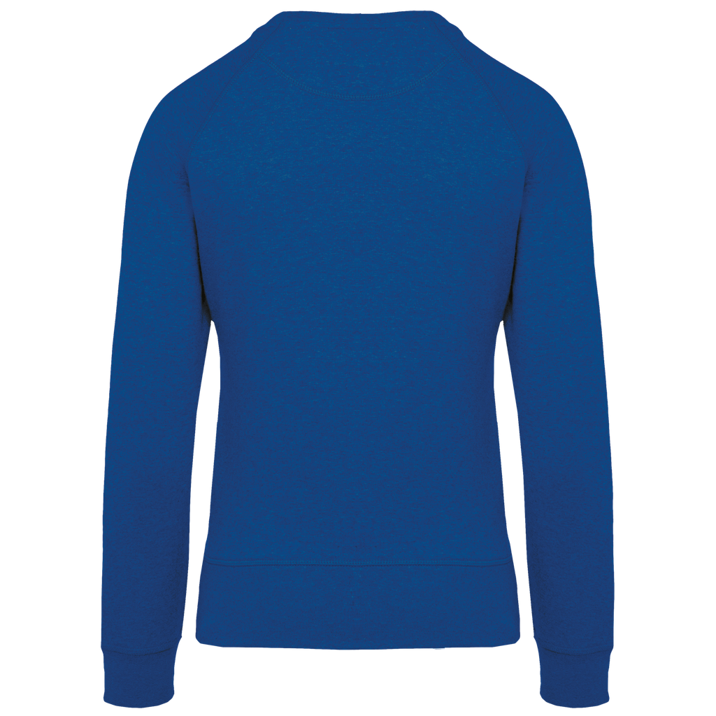 Kariban Sweat-shirt Bio col rond manches raglan femme Ocean Blue Heather (K481)