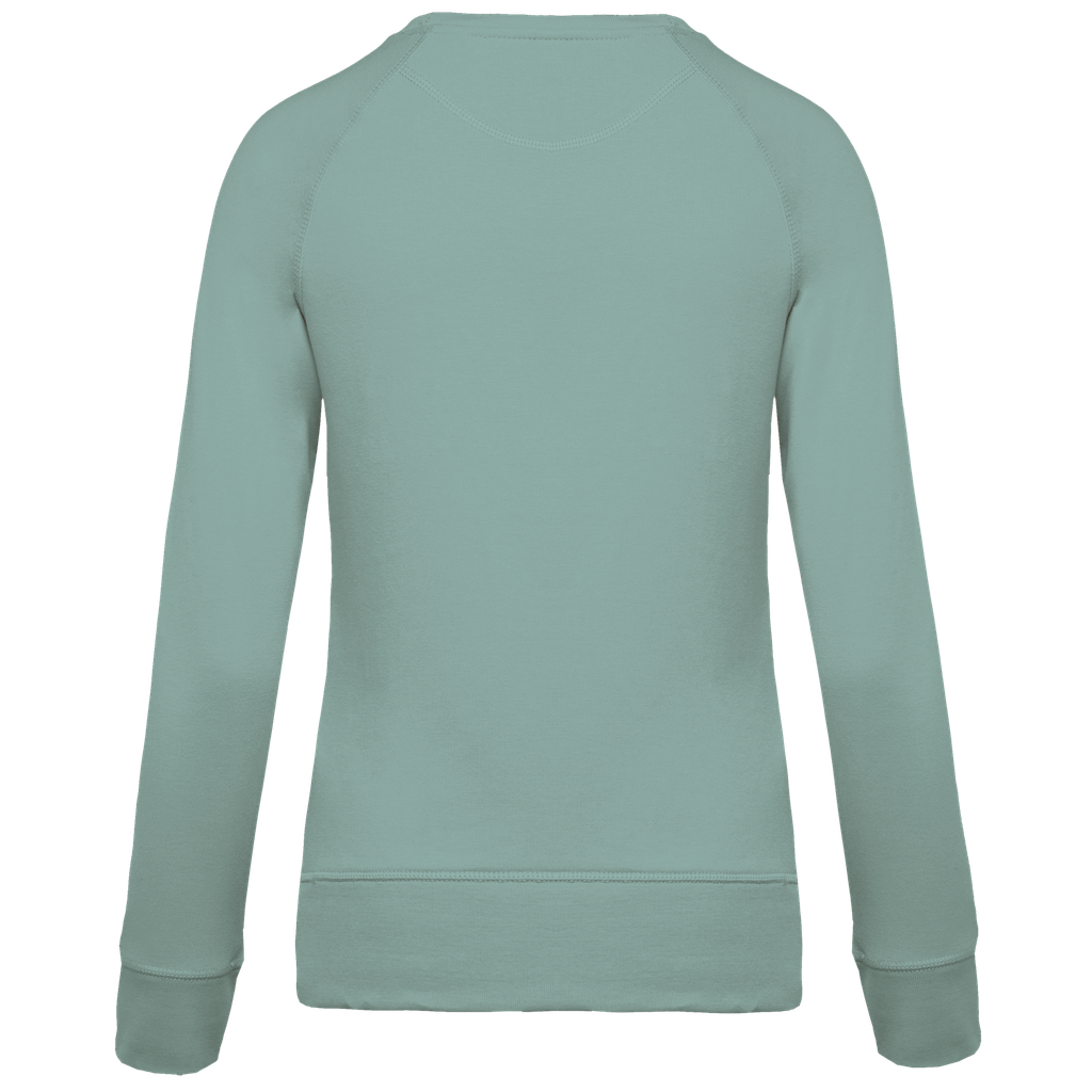 Kariban Sweat-shirt Bio col rond manches raglan femme Sage (K481)
