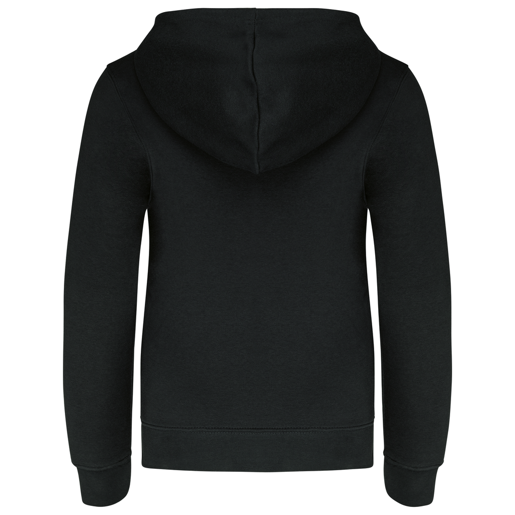 Kariban Sweat-shirt zippé capuche enfant Black / Red (K486)