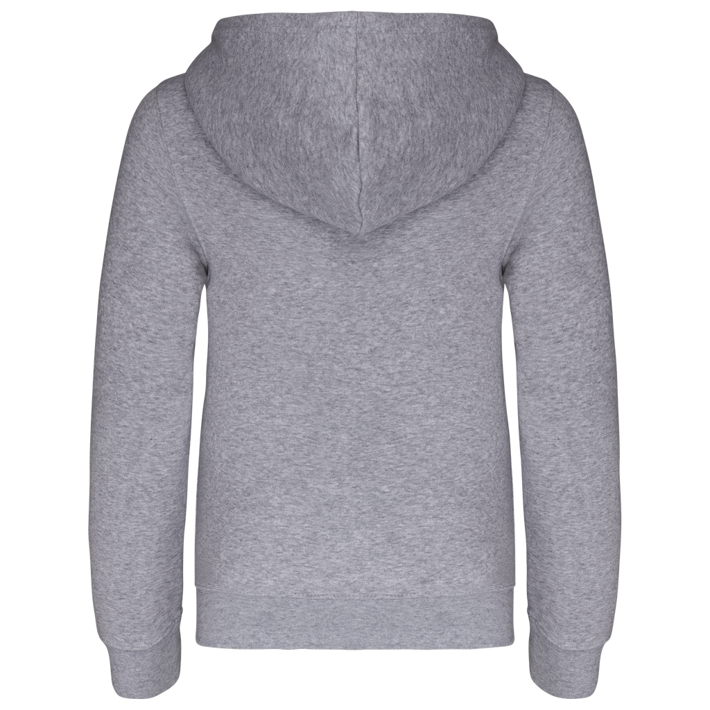 Kariban Sweat-shirt zippé capuche enfant Oxford Grey / Navy (K486)