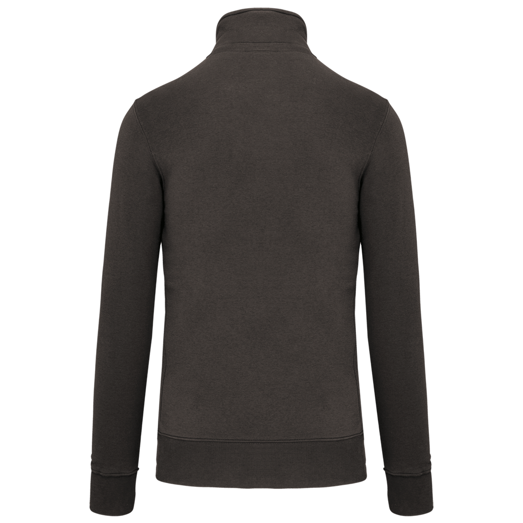 Kariban Sweat-shirt col zippé homme Dark Grey (K487)