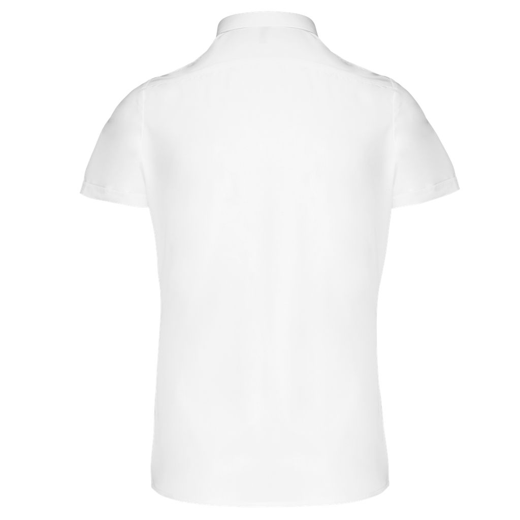 Kariban Chemise pilote manches courtes femme White (K504)