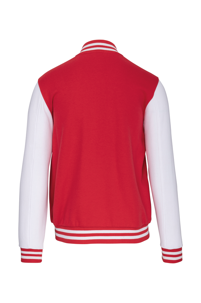 Kariban Blouson molleton teddy enfant Red / White (K498)