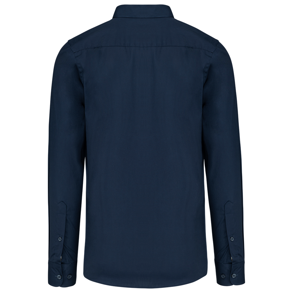 Kariban Chemise popeline manches longues homme Navy (K513)