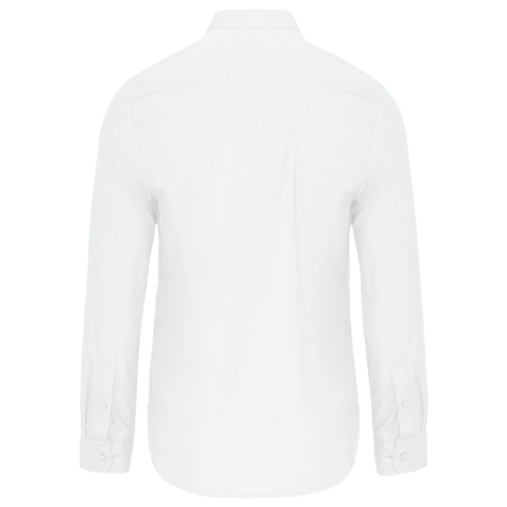 Kariban Chemise col mao manches longues White (K515)