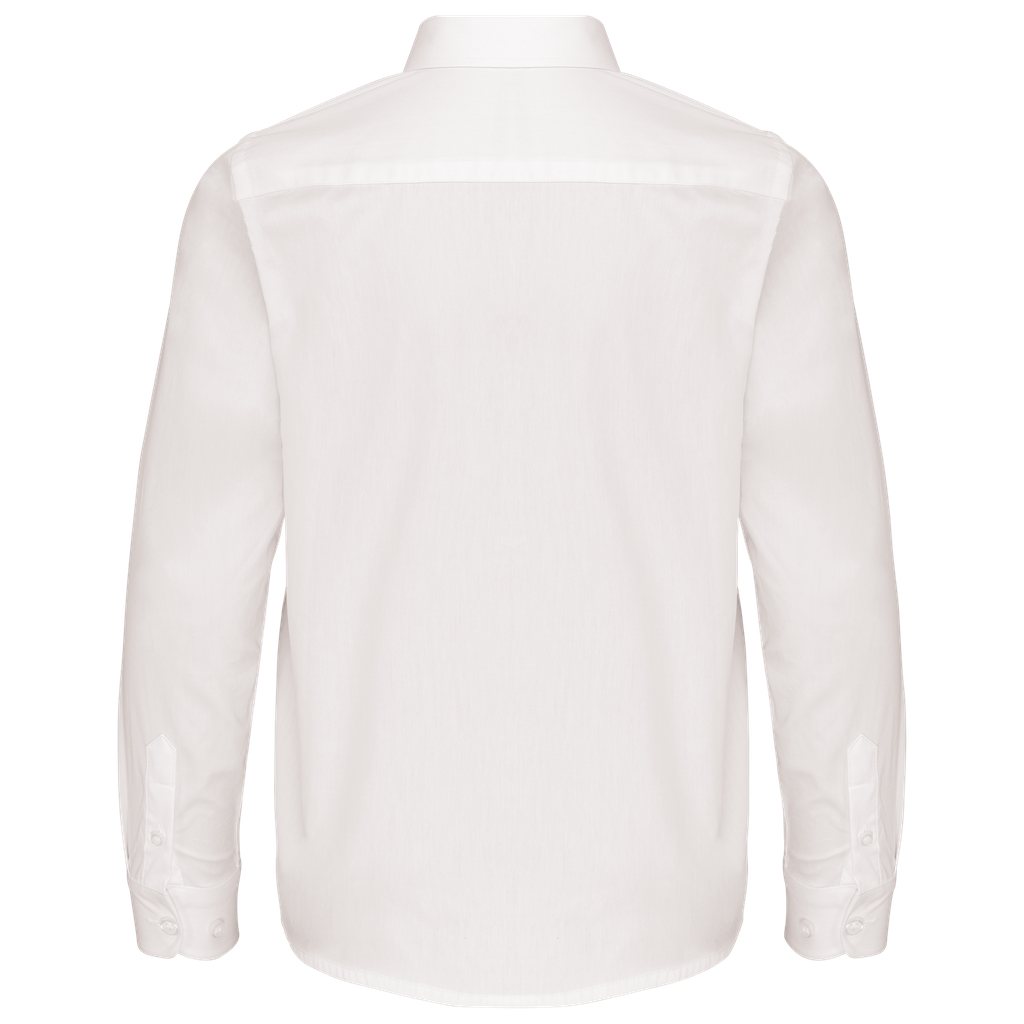 Kariban Chemise popeline manches longues enfant White (K521)