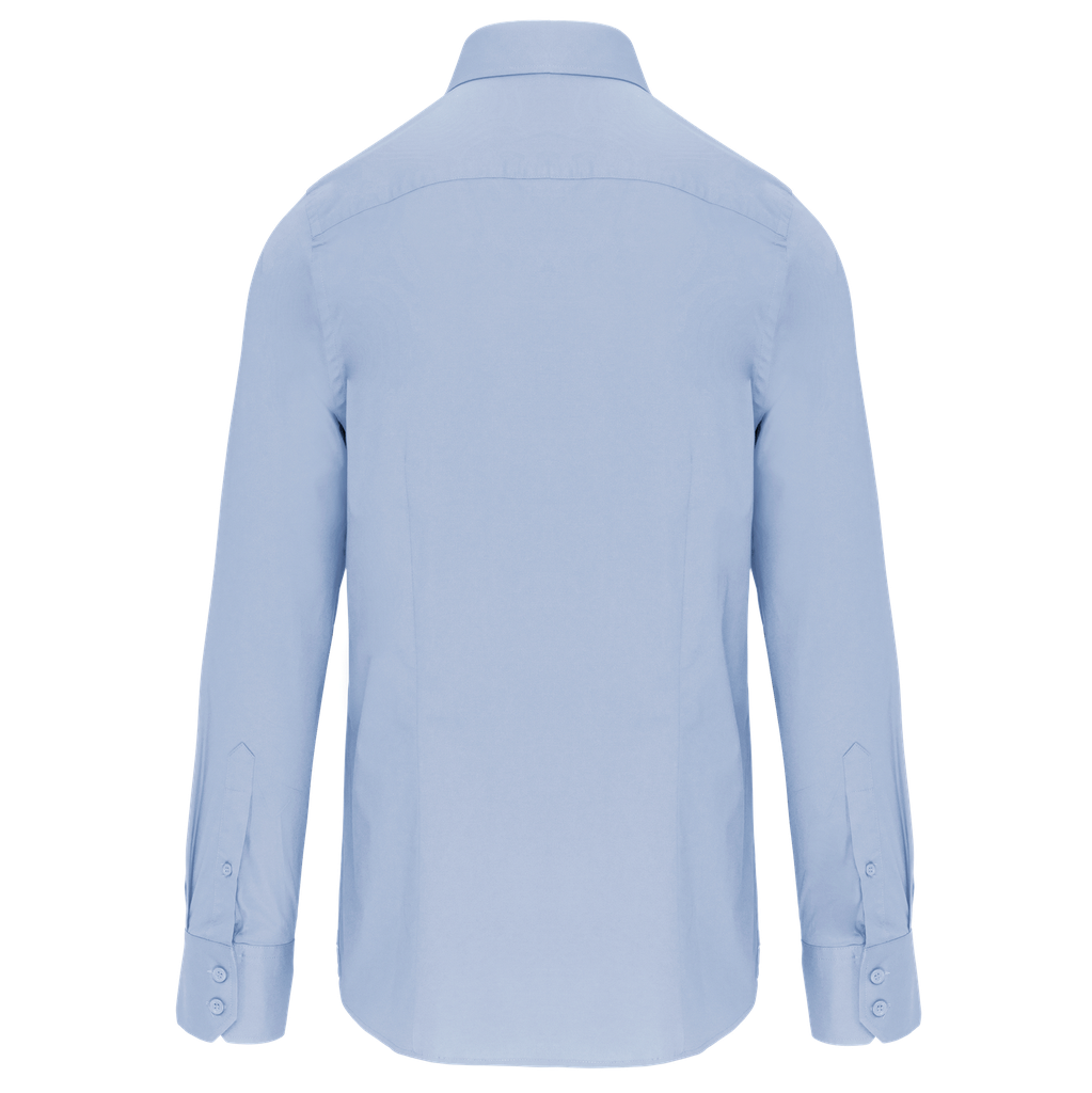 Kariban Chemise coton / élasthanne manches longues homme Light Blue (K529)