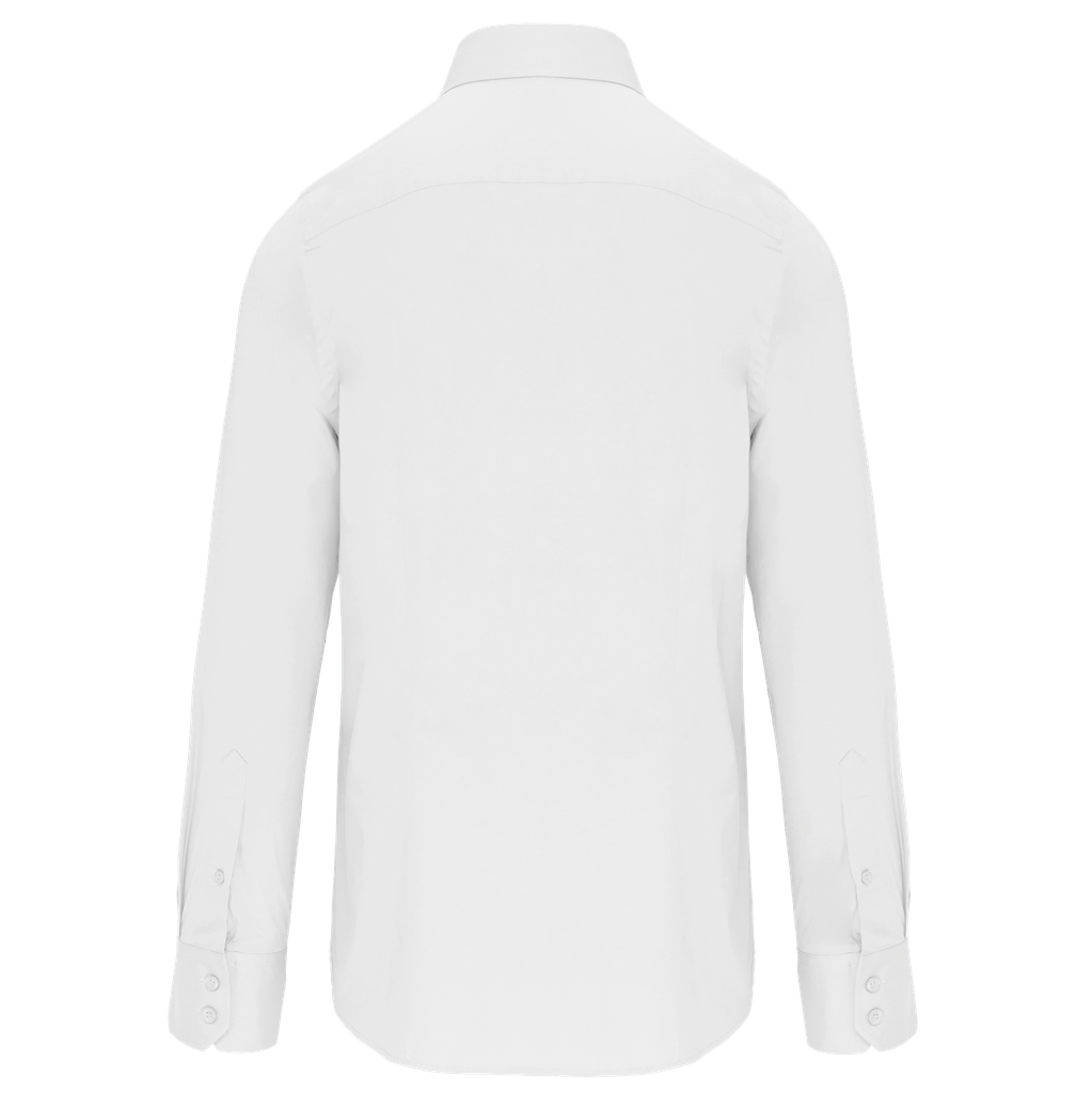 Kariban Chemise coton / élasthanne manches longues homme White (K529)