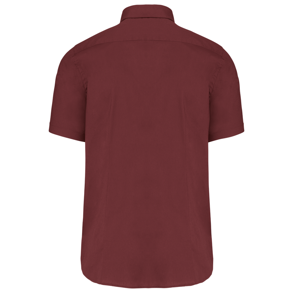 Kariban Chemise coton / élasthanne manches courtes Wine (K531)