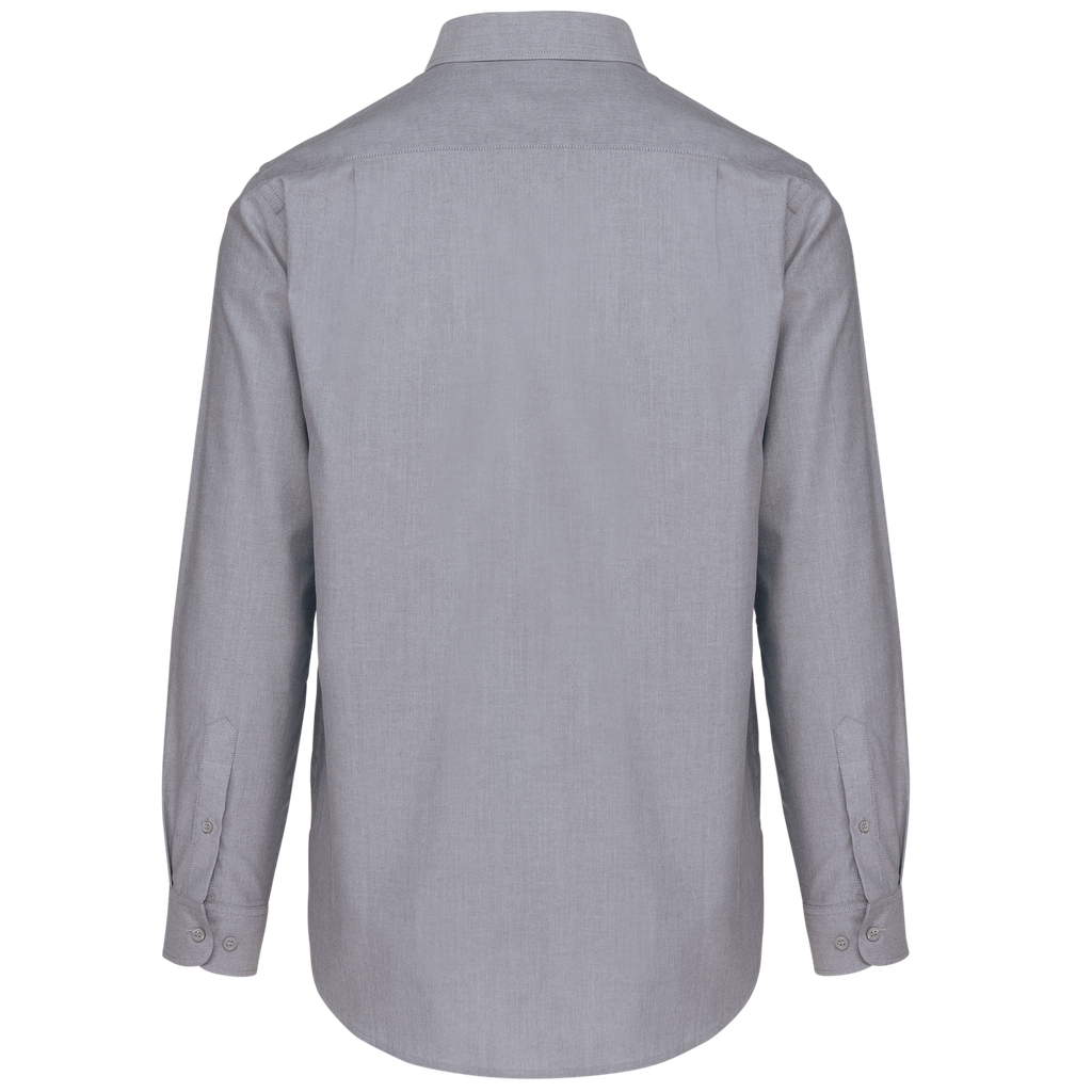 Kariban Chemise Oxford manches longues Oxford Zinc (K533)
