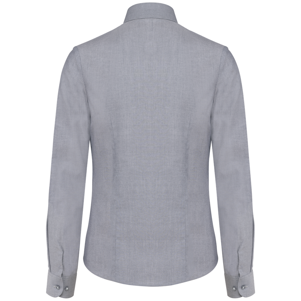 Kariban Chemise Oxford manches longues femme Oxford Zinc (K534)
