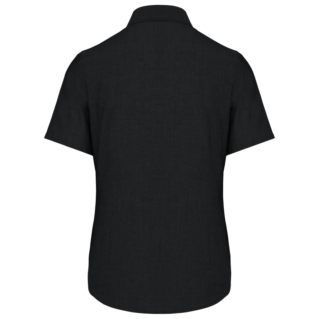 Kariban Chemise Oxford manches courtes femme Black (K536)
