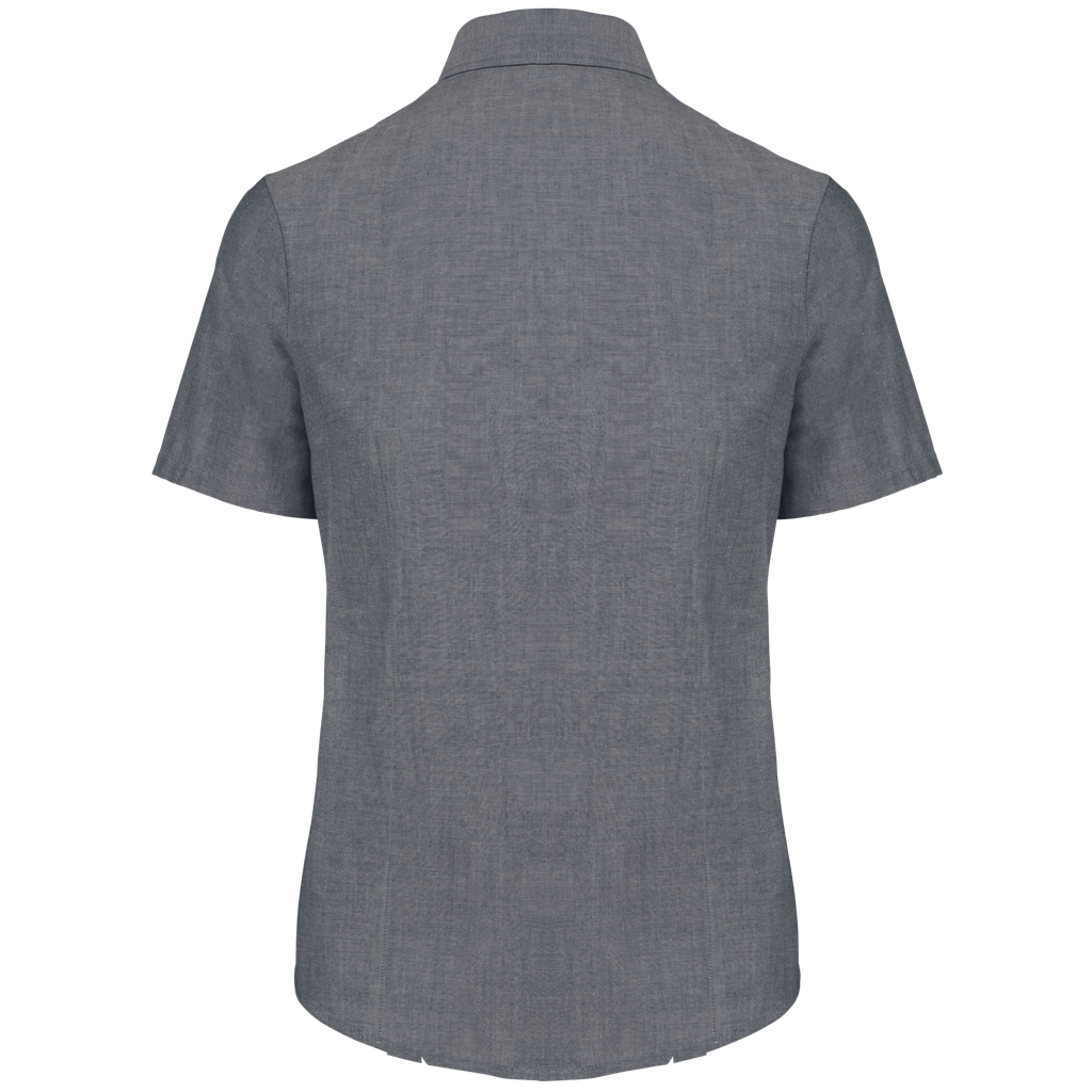 Kariban Chemise Oxford manches courtes femme Oxford Shadow Navy (K536)