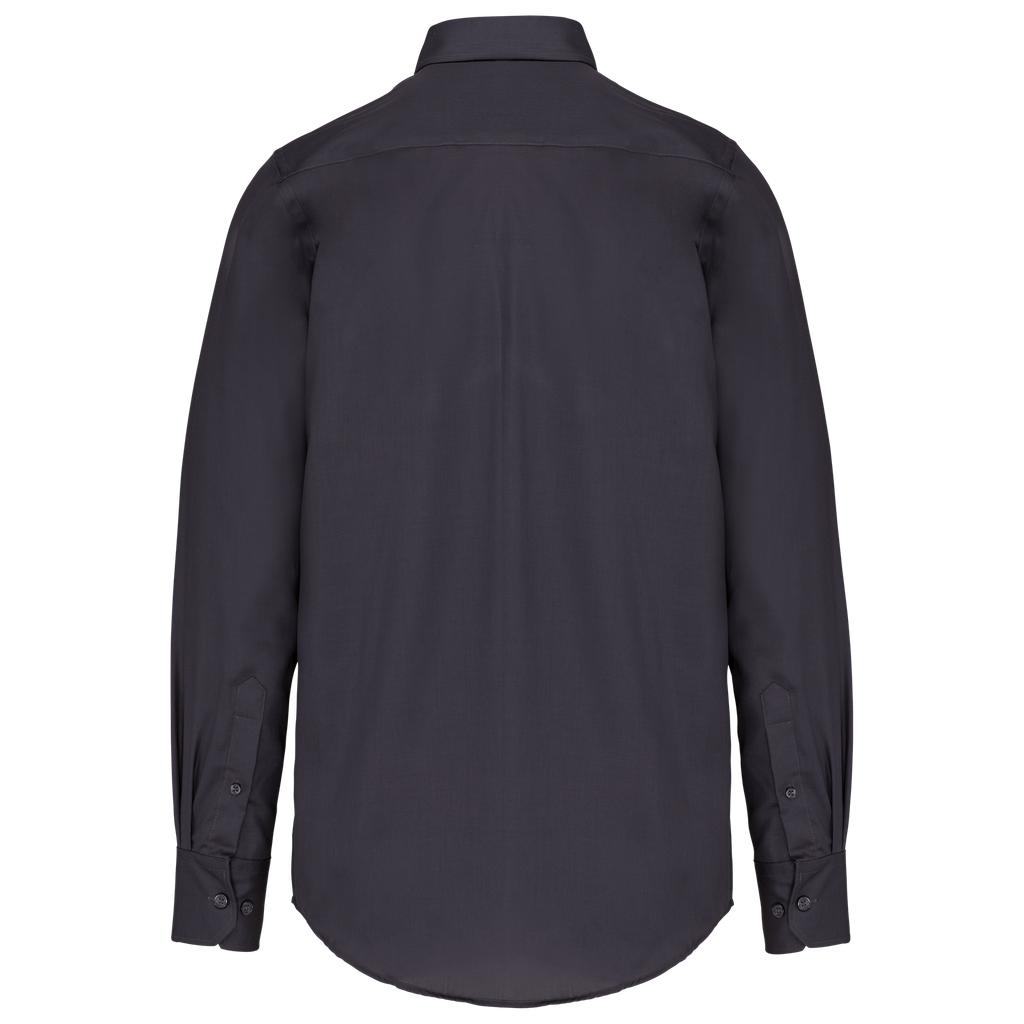 Kariban Chemise manches longues sans repassage Zinc (K537)